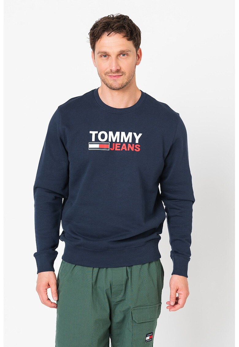 Tommy Jeans Суитшърт от органичен памук с лого - Pepit.bg