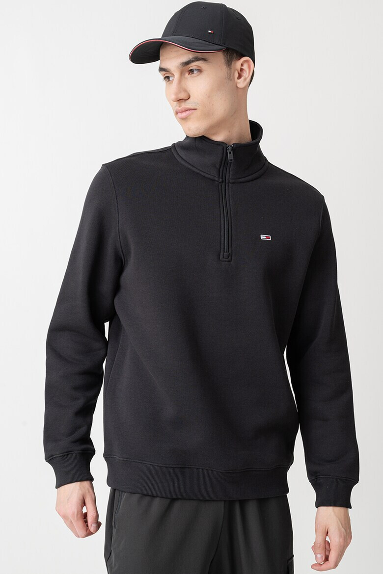 Tommy Jeans Суитшърт с къс цип - Pepit.bg