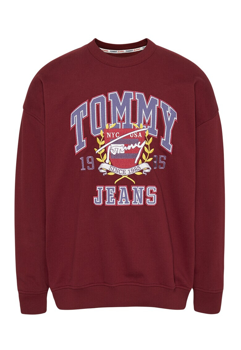 Tommy Jeans Суитшърт с органичен памук с бродирано лого - Pepit.bg