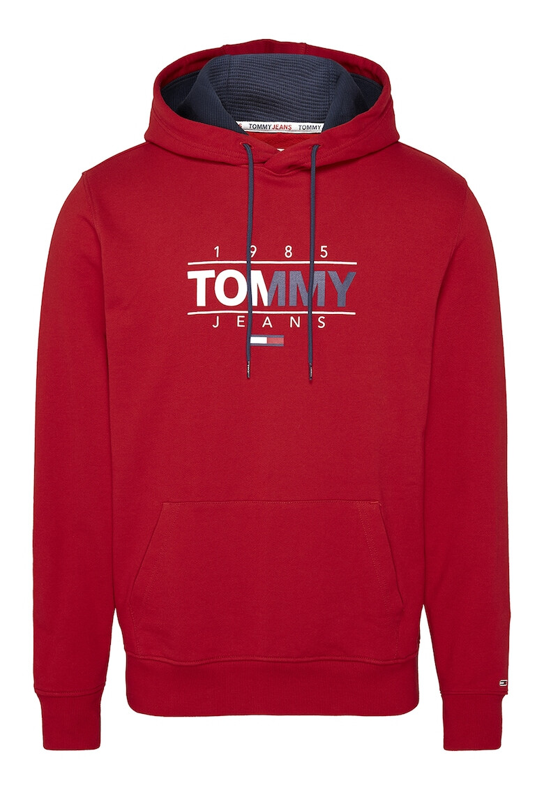 Tommy Jeans Суитшърт с органичен памук с качулка и джоб тип кенгуру - Pepit.bg