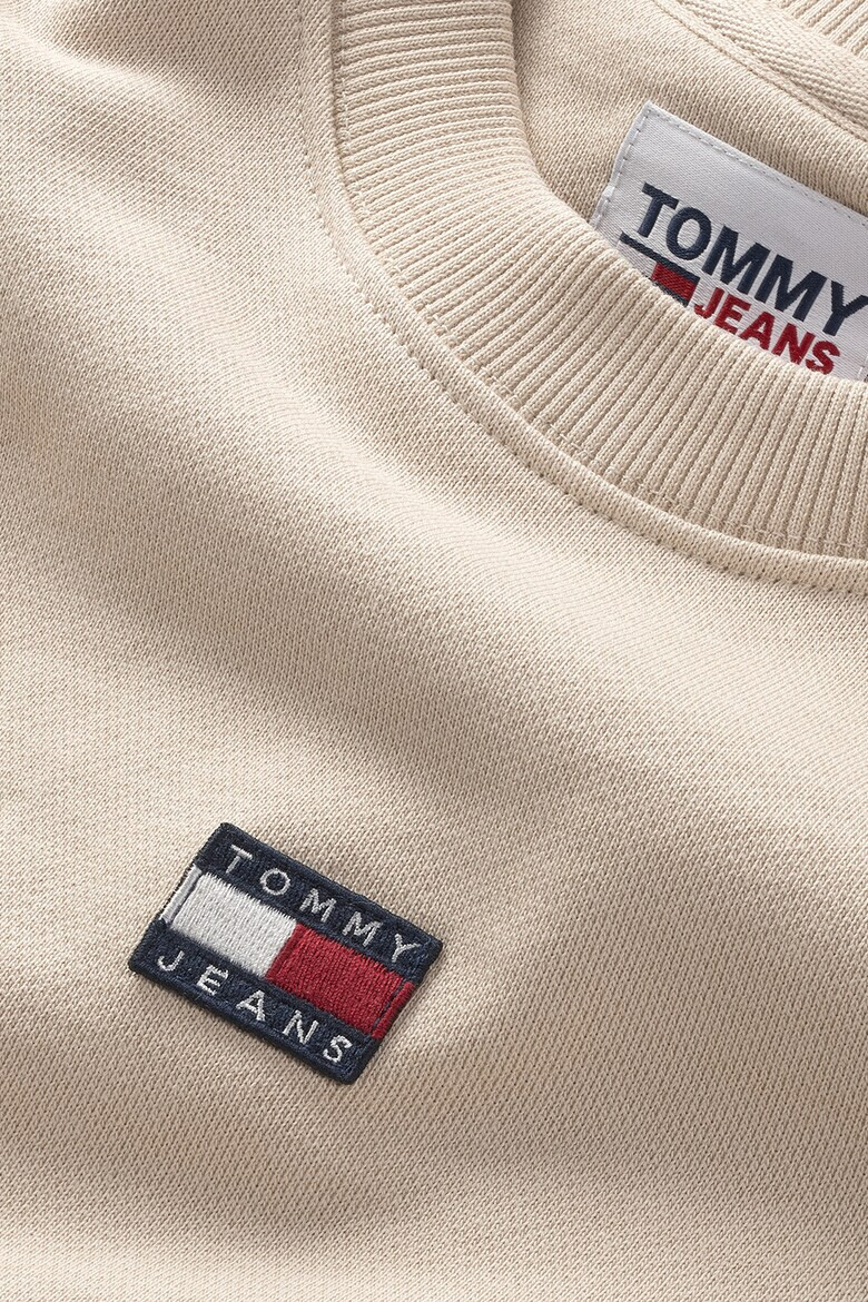 Tommy Jeans Суитшърт със свободна кройка и овално деколте - Pepit.bg