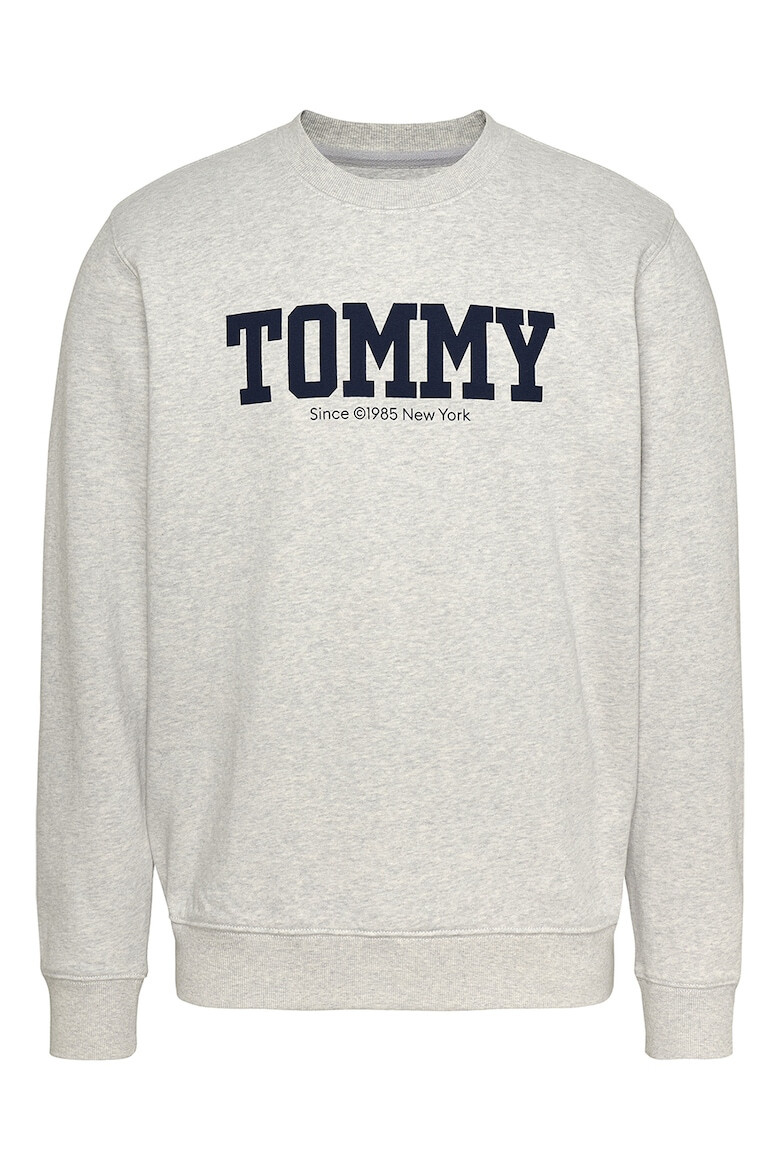 Tommy Jeans Суитшърт с овално деколте и лога - Pepit.bg