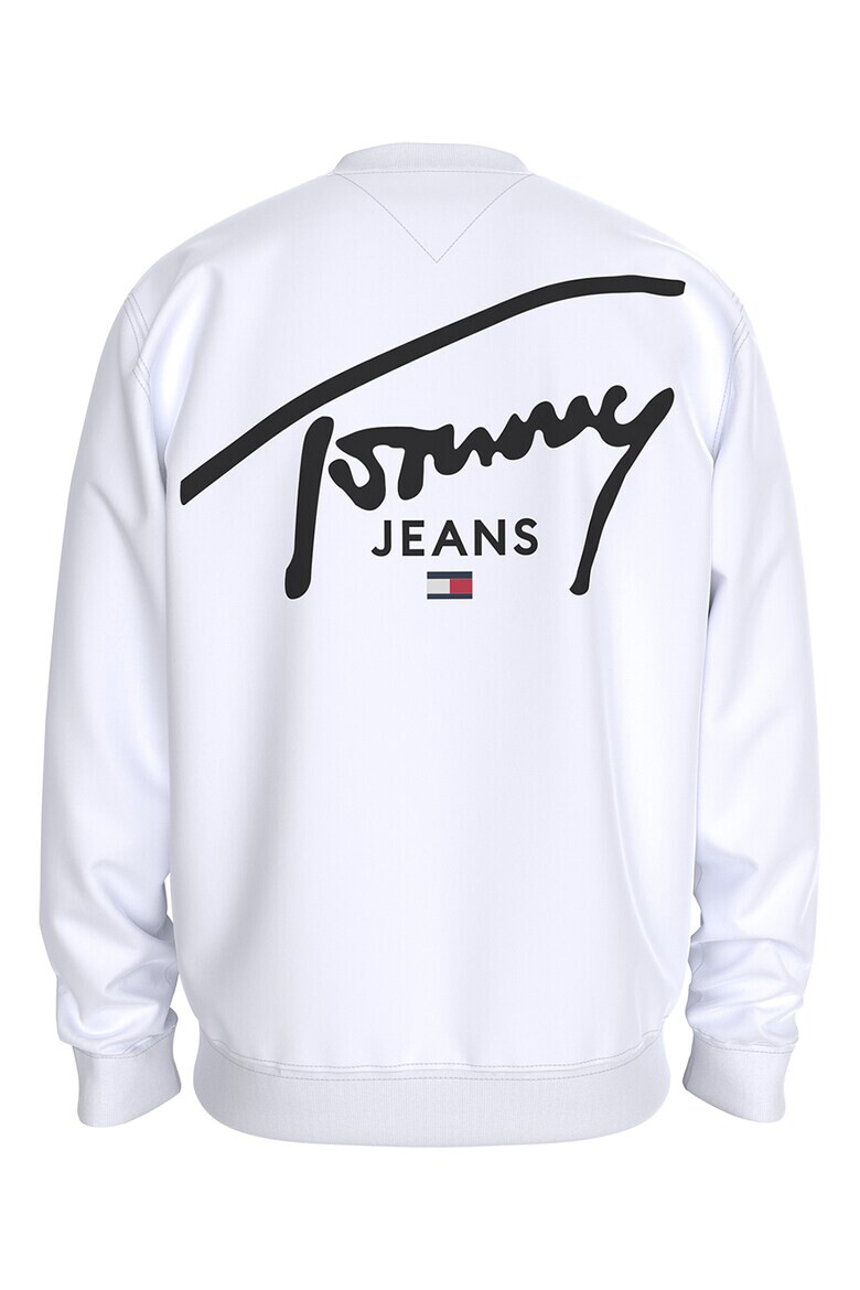 Tommy Jeans Суитшърт с овално деколте и лого - Pepit.bg