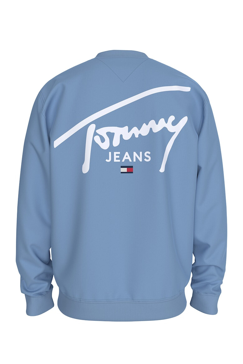 Tommy Jeans Суитшърт с овално деколте и лого - Pepit.bg