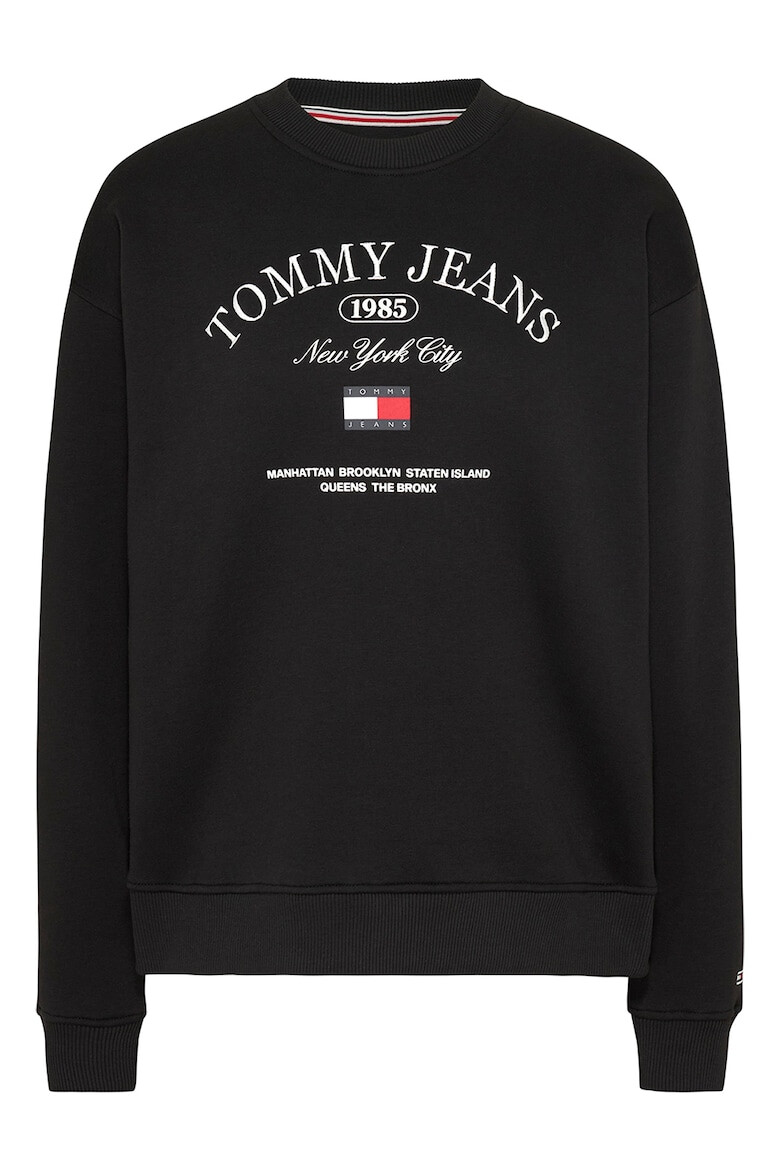 Tommy Jeans Суитшърт с овално деколте и лого - Pepit.bg