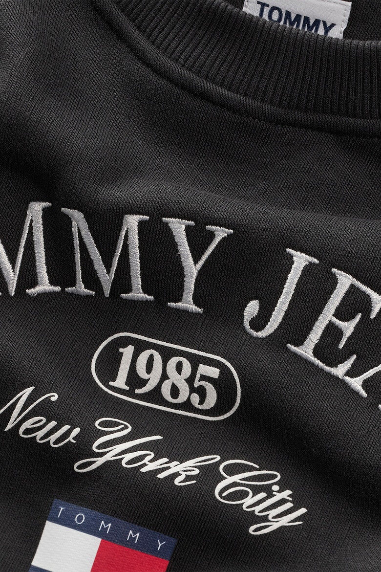 Tommy Jeans Суитшърт с овално деколте и лого - Pepit.bg