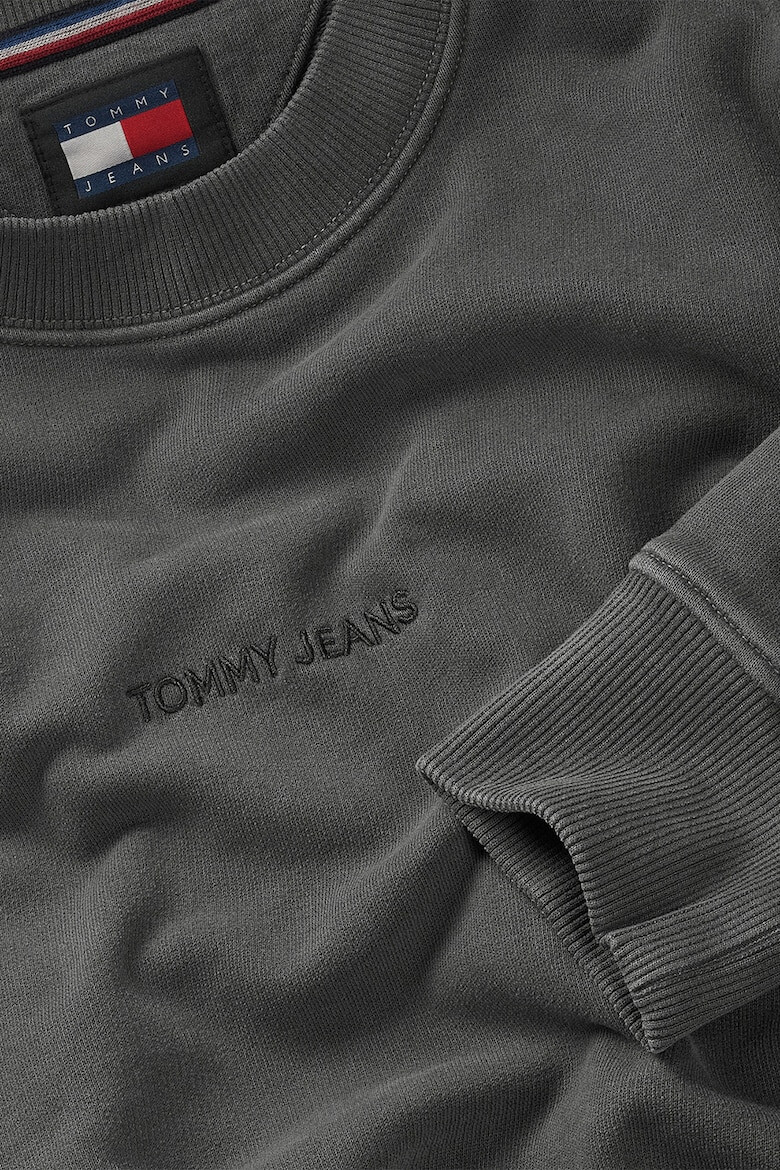 Tommy Jeans Суитшърт с овално деколте и паднали ръкави - Pepit.bg