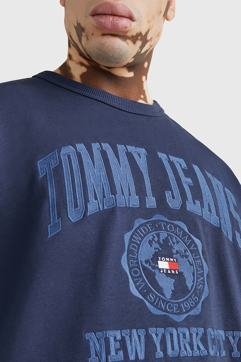 Tommy Jeans Суитшърт с паднали ръкави и бродирано лого - Pepit.bg