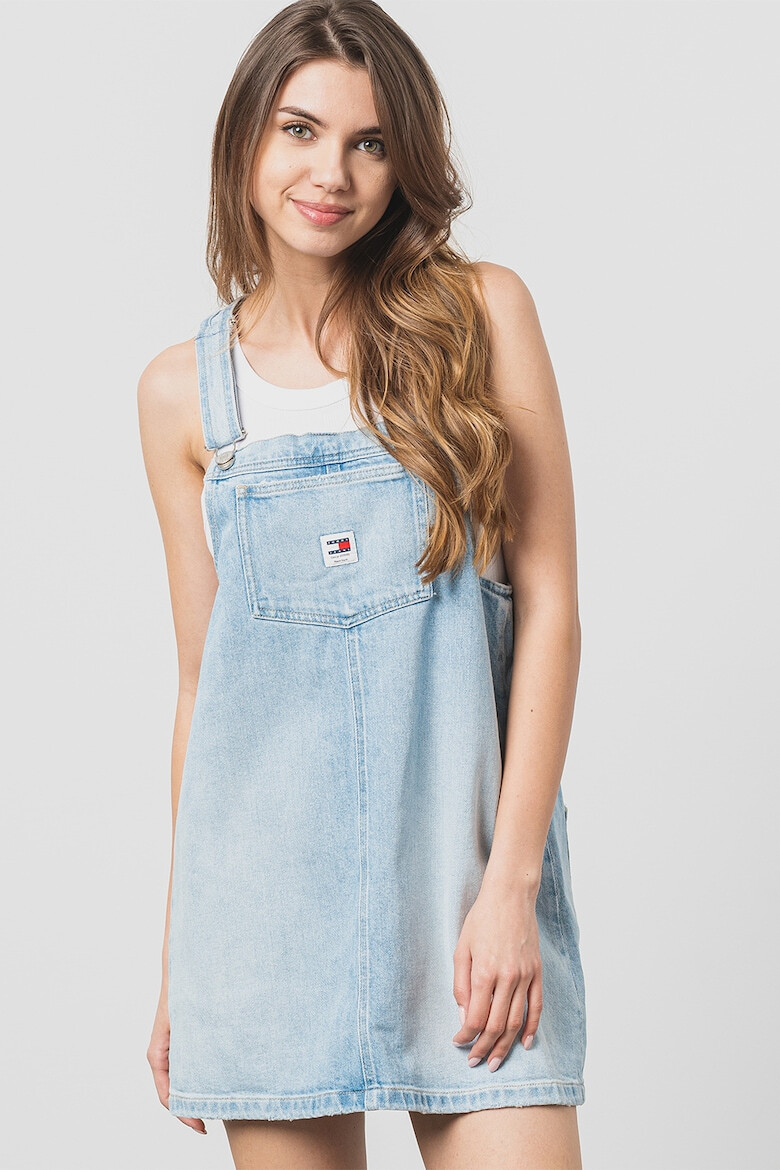 Tommy Jeans Сукман от деним с лого - Pepit.bg