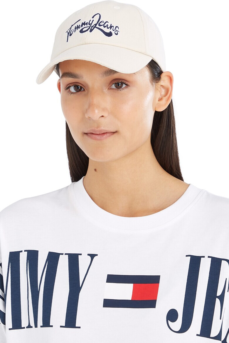 Tommy Jeans Текстилна шапка с бродирано лого - Pepit.bg