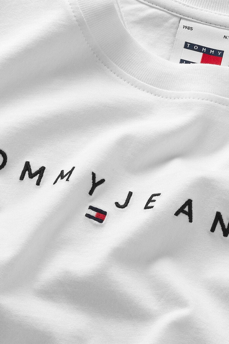 Tommy Jeans Тениска от органичен памук с бродирано лого - Pepit.bg