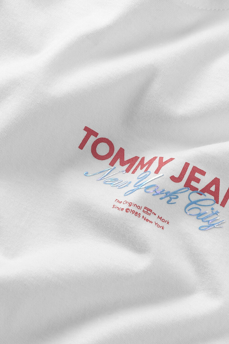 Tommy Jeans Тениска от органичен памук с лого - Pepit.bg