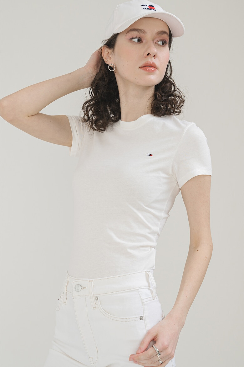 Tommy Jeans Тениска с бродирано лого - Pepit.bg