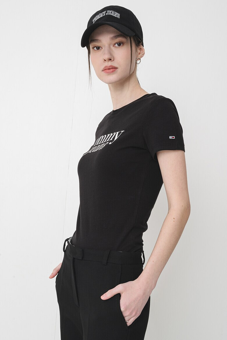 Tommy Jeans Слим тениска с лого - Pepit.bg