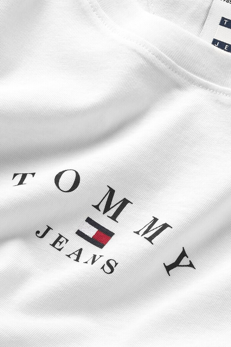 Tommy Jeans Тениска с памук с овално деколте - Pepit.bg