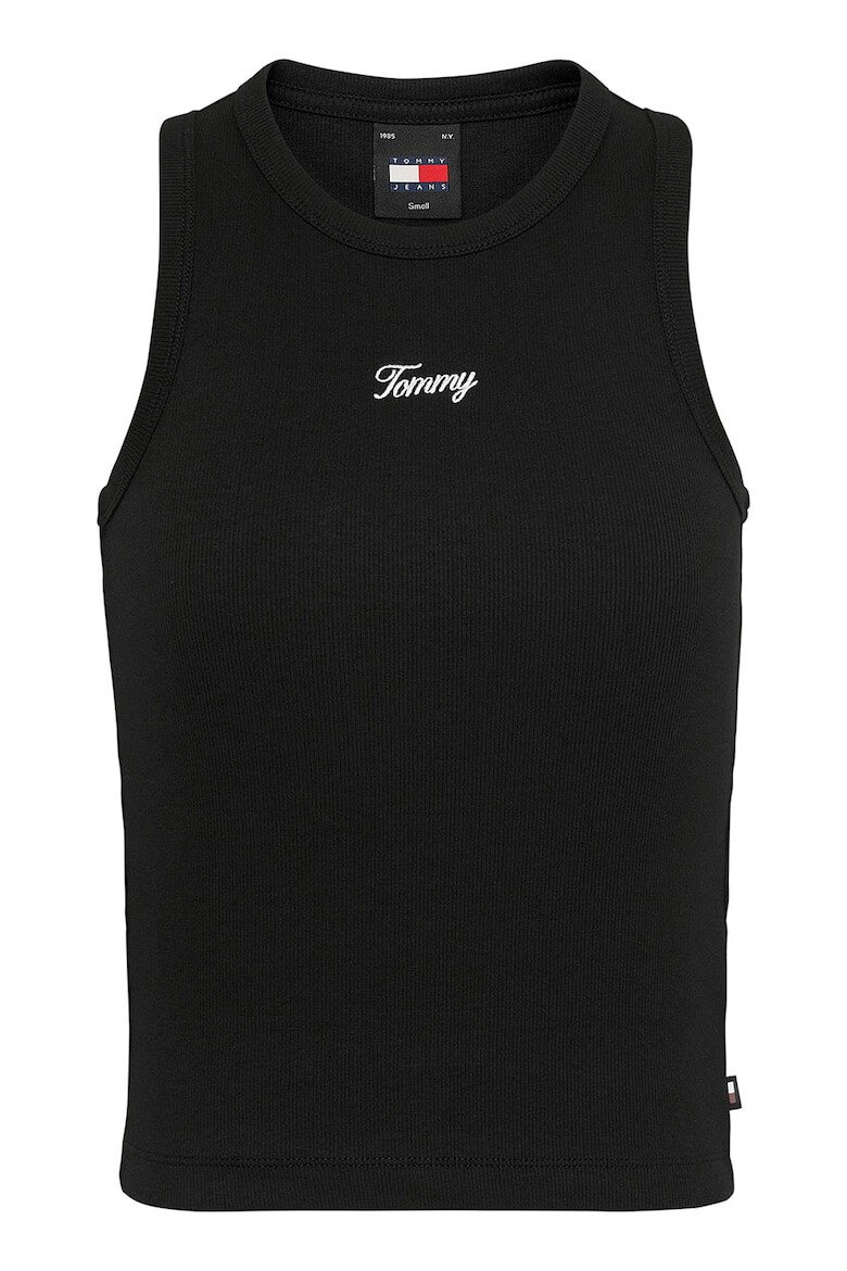 Tommy Jeans Топ с органичен памук с лого - Pepit.bg