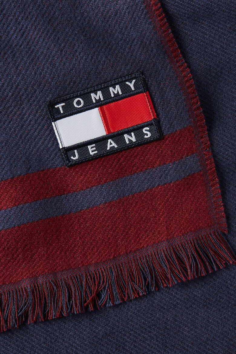 Tommy Jeans Уголемен памучен шал Heritage - Pepit.bg