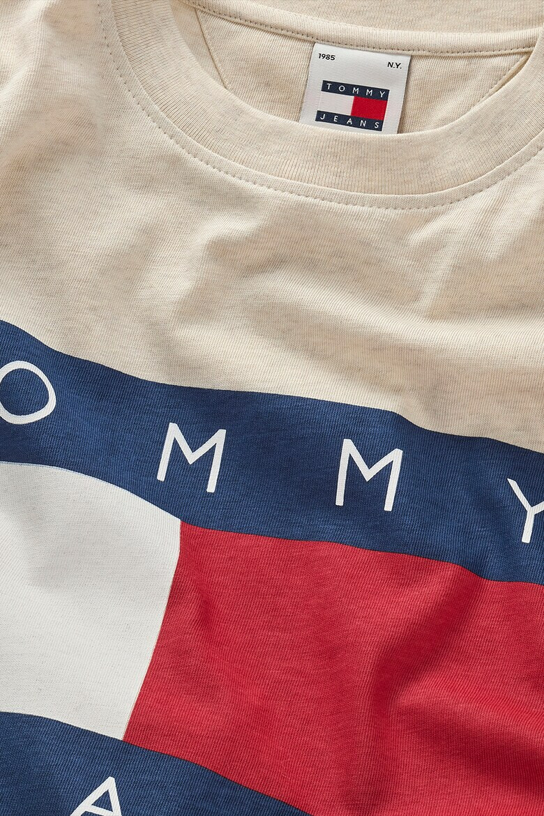 Tommy Jeans Уголемена памучна тениска - Pepit.bg