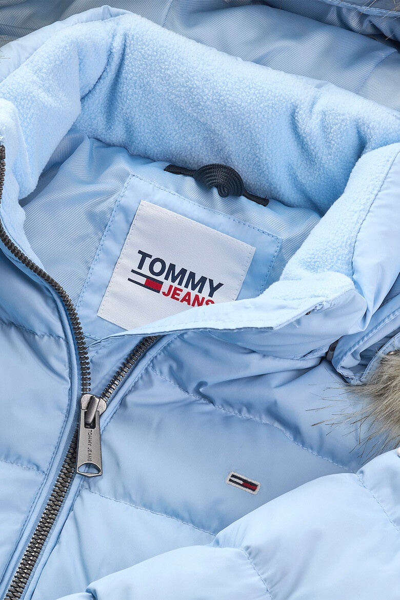 Tommy Jeans Вталено зимно яке с пухена вата - Pepit.bg