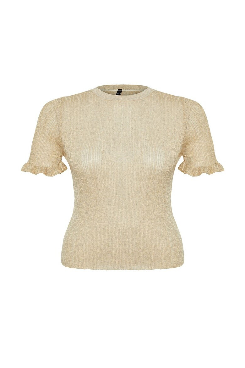 Trendyol Бляскава блуза Plus Size - Pepit.bg