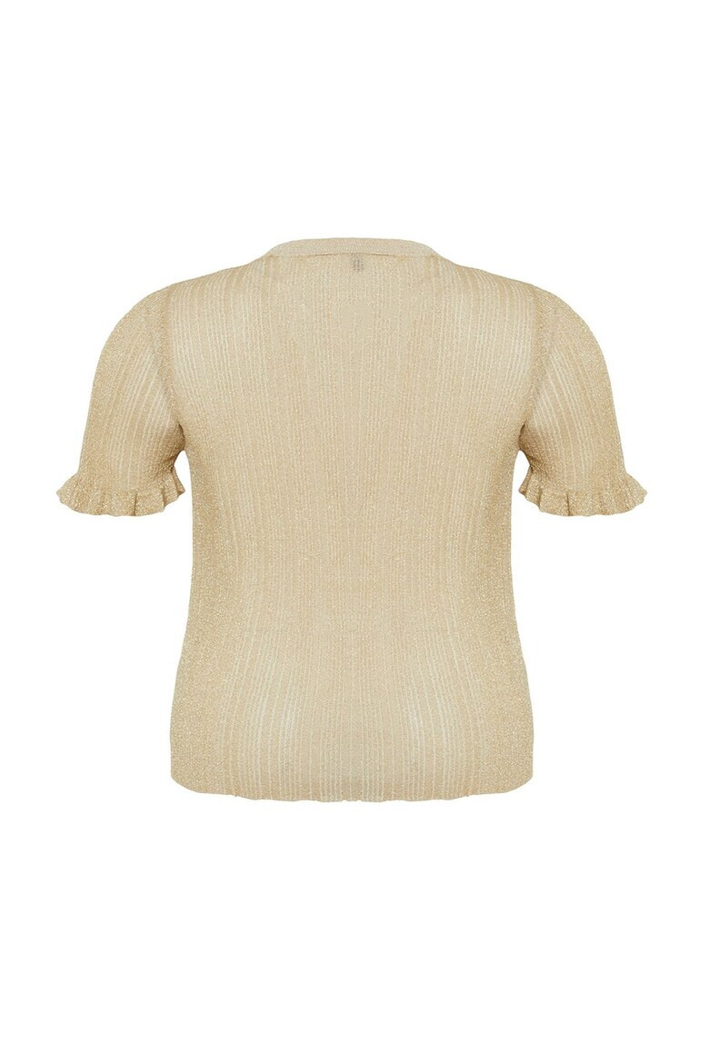 Trendyol Бляскава блуза Plus Size - Pepit.bg