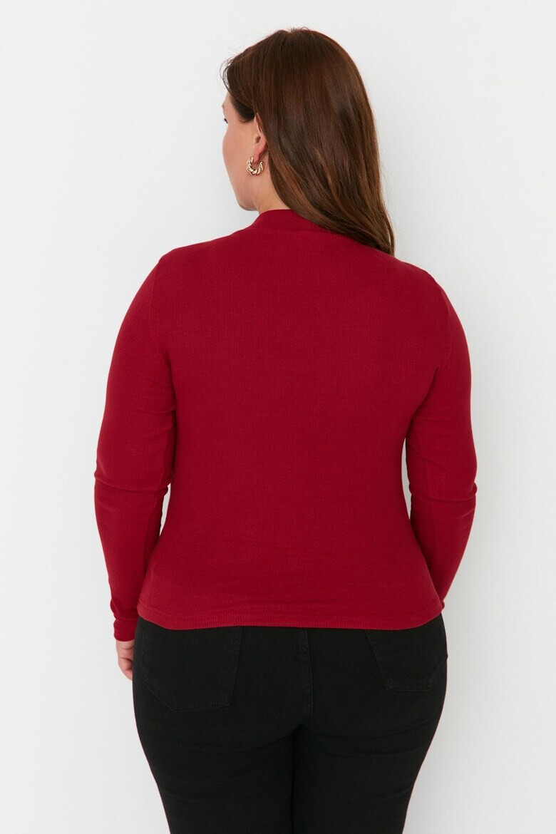 Trendyol Блуза Plus Size с отвор - Pepit.bg