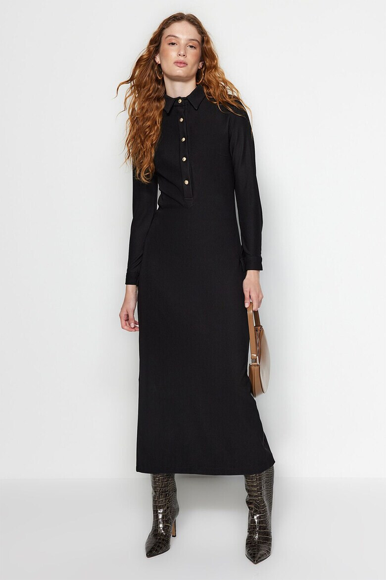 Trendyol Дълга рокля с къс цип - Pepit.bg