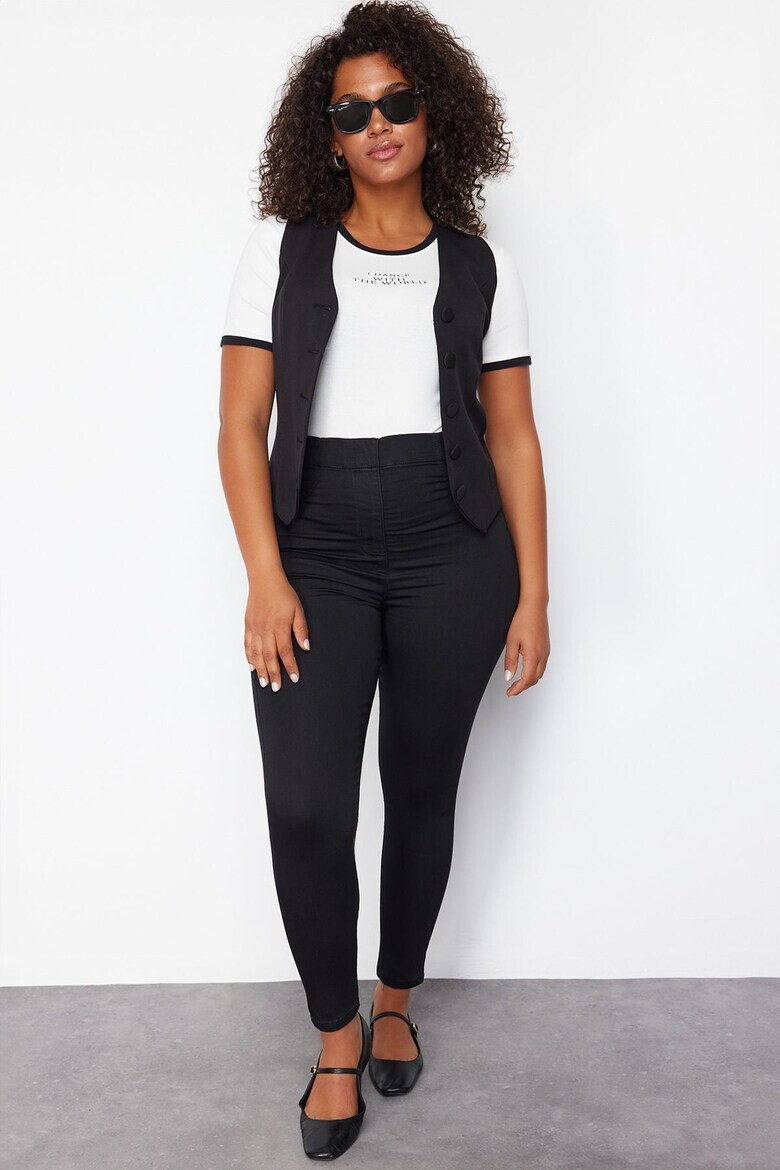 Trendyol Дънки Plus Size с висока талия - Pepit.bg