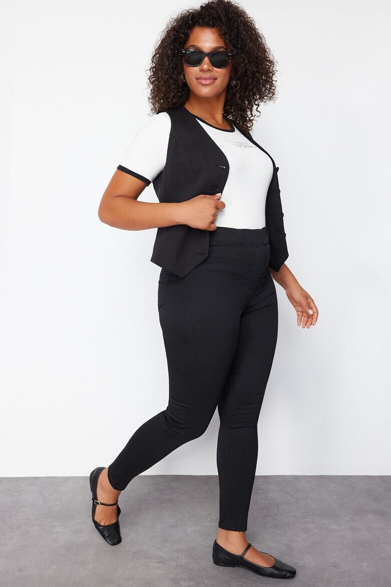 Trendyol Дънки Plus Size с висока талия - Pepit.bg