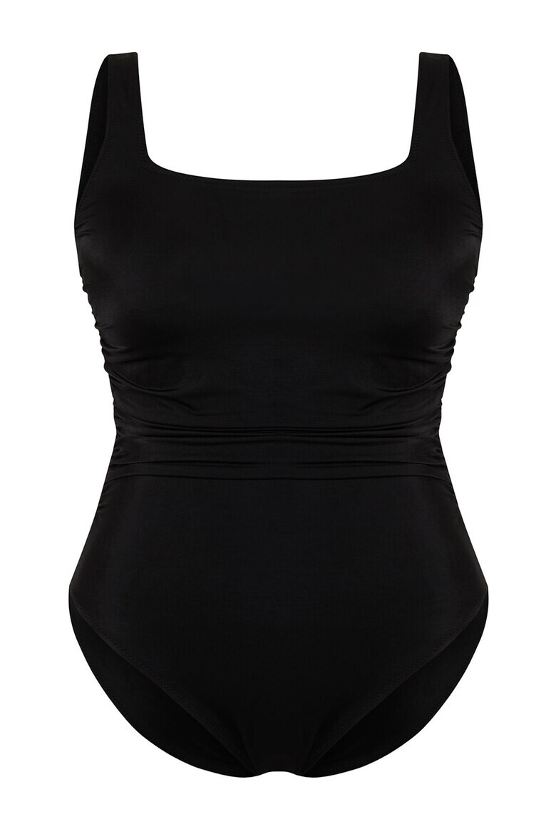 Trendyol Драпиран цял бански Plus Size - Pepit.bg