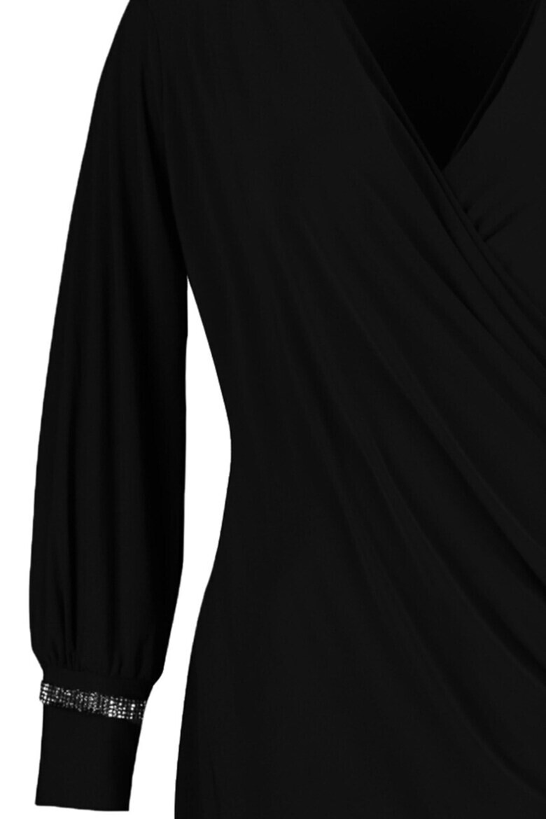 Trendyol Къса драпирана рокля Plus Size - Pepit.bg