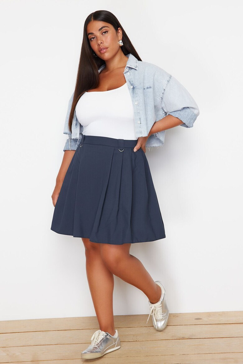 Trendyol Къса разкроена пола Plus Size - Pepit.bg