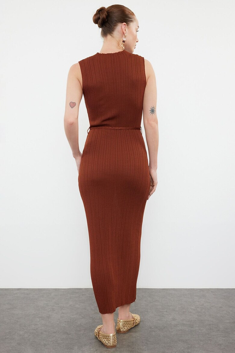 Trendyol Миди рокля с връзка - Pepit.bg