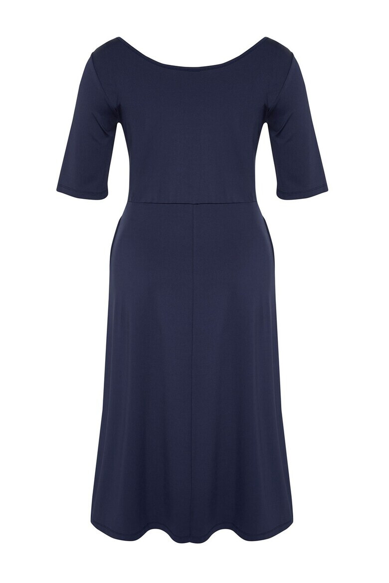 Trendyol Разкроена миди рокля Plus Size - Pepit.bg