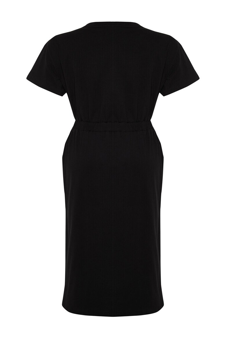 Trendyol Разкроена рокля Plus Size с шпиц - Pepit.bg