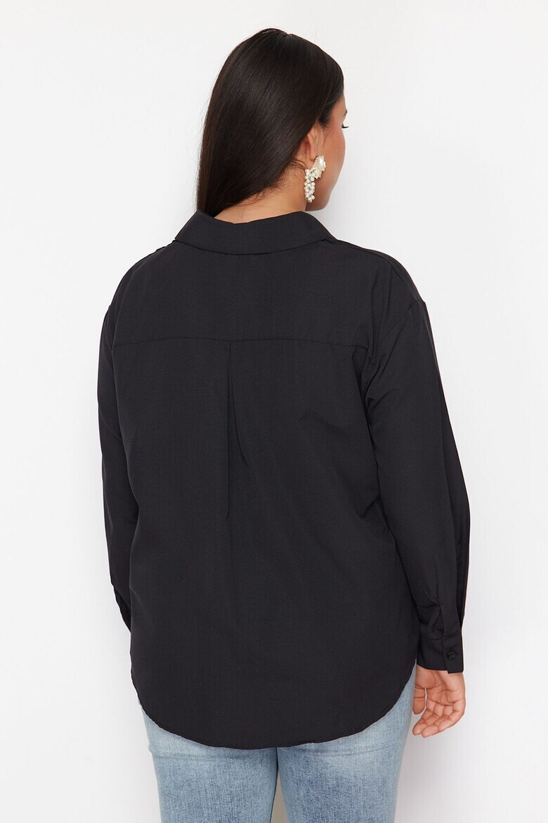 Trendyol Риза Plus Size с мъниста - Pepit.bg