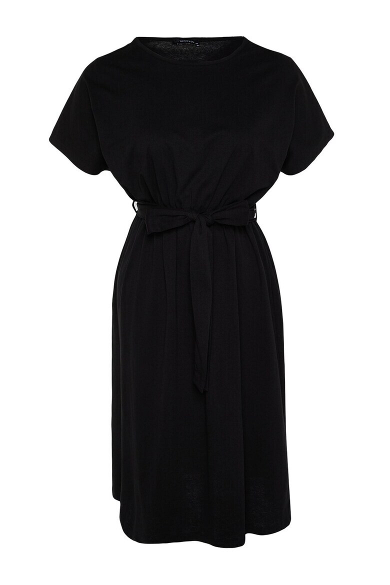 Trendyol Рокля Plus Size с връзка - Pepit.bg