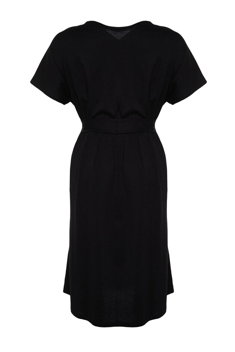 Trendyol Рокля Plus Size с връзка - Pepit.bg