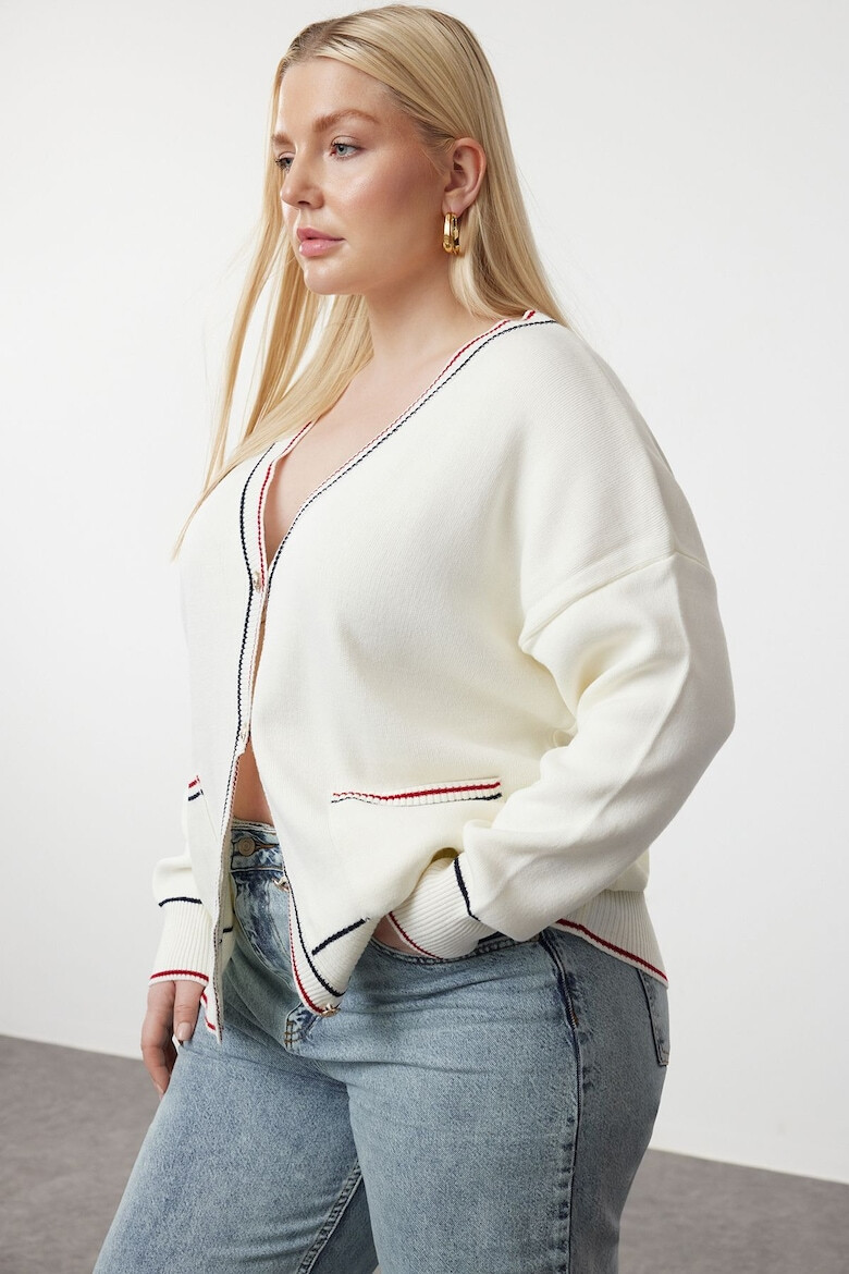 Trendyol Жилетка Plus Size с джобове встрани - Pepit.bg