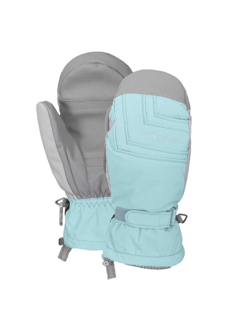 Trespass Aqua Blue And Gray Waterproof Mittens - Pepit.bg