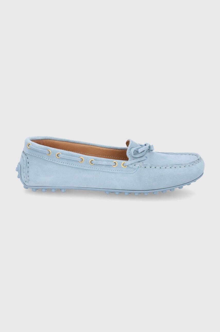 Trussardi Велурени мокасини - Pepit.bg