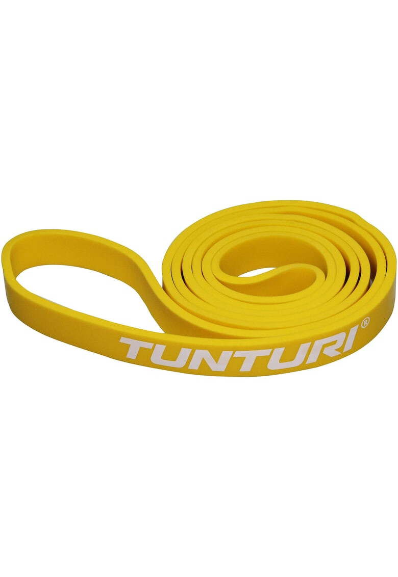 Tunturi Фитнес ластик Power Band light Жълт - Pepit.bg