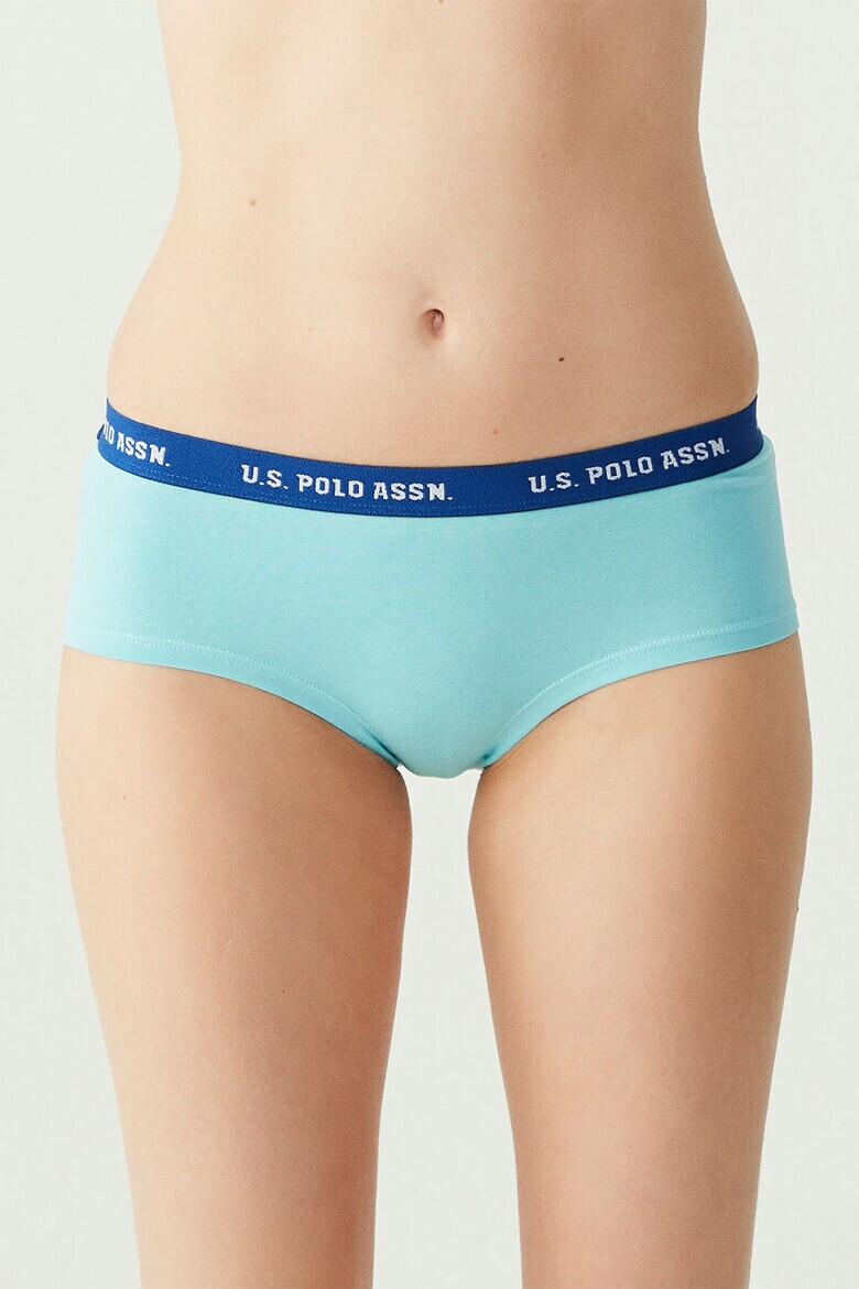 U.S. Polo Assn. Бикини тип хипстър с лого - 3 чифта - Pepit.bg