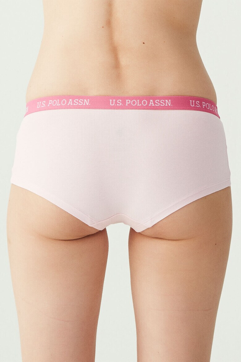 U.S. Polo Assn. Бикини тип хипстър с лого - 3 чифта - Pepit.bg