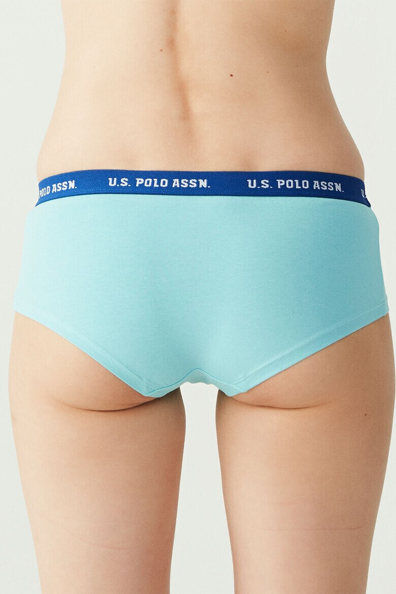 U.S. Polo Assn. Бикини тип хипстър с лого - 3 чифта - Pepit.bg