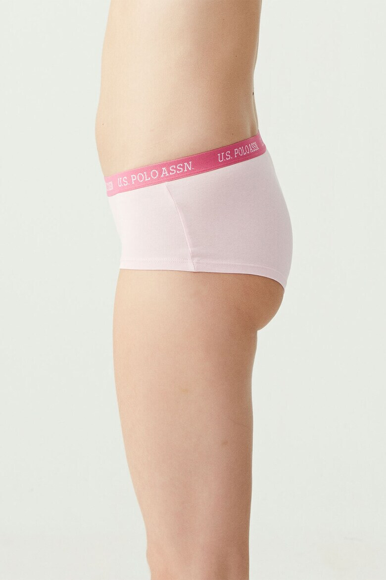 U.S. Polo Assn. Бикини тип хипстър с лого - 3 чифта - Pepit.bg