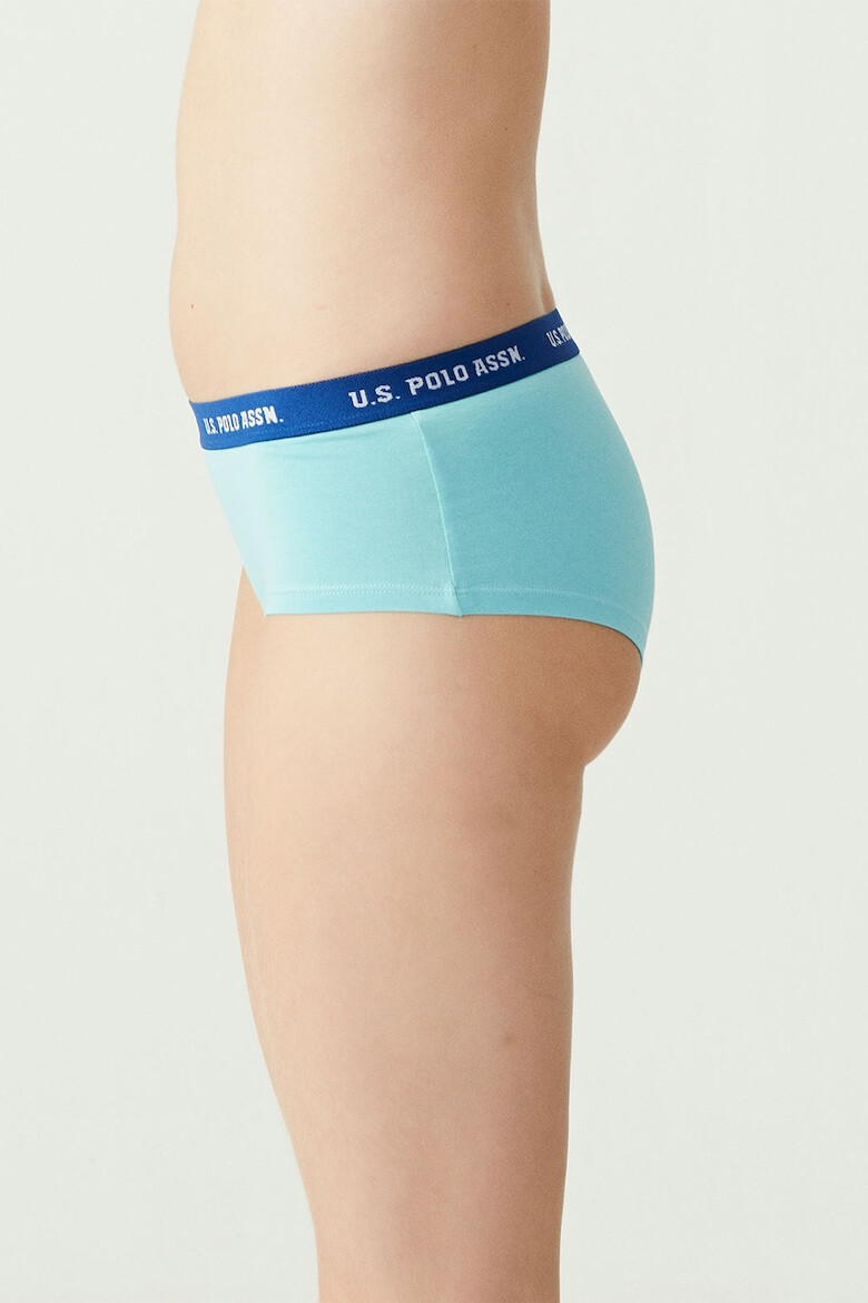 U.S. Polo Assn. Бикини тип хипстър с лого - 3 чифта - Pepit.bg