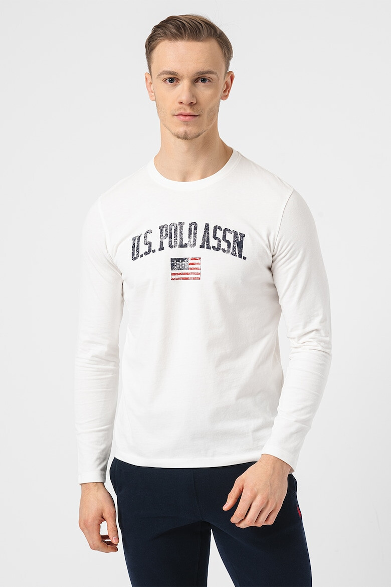 US Polo Assn Блуза с лого - Pepit.bg