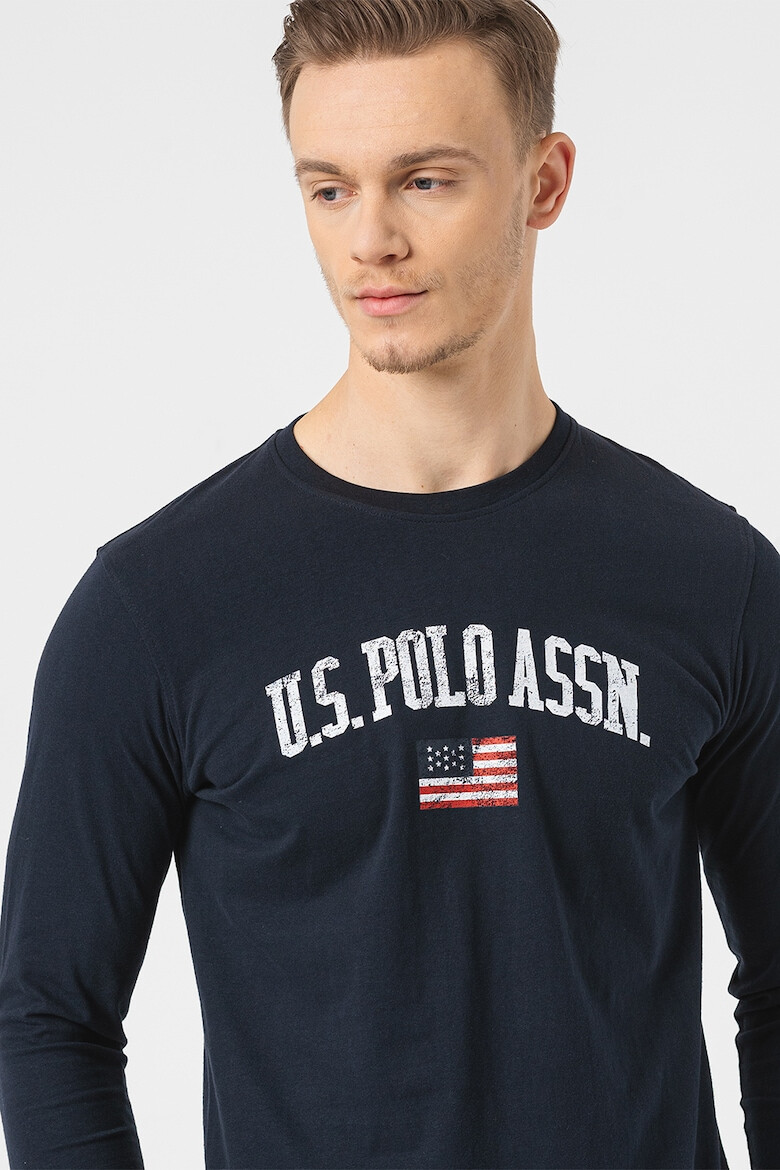 US Polo Assn Блуза с лого - Pepit.bg