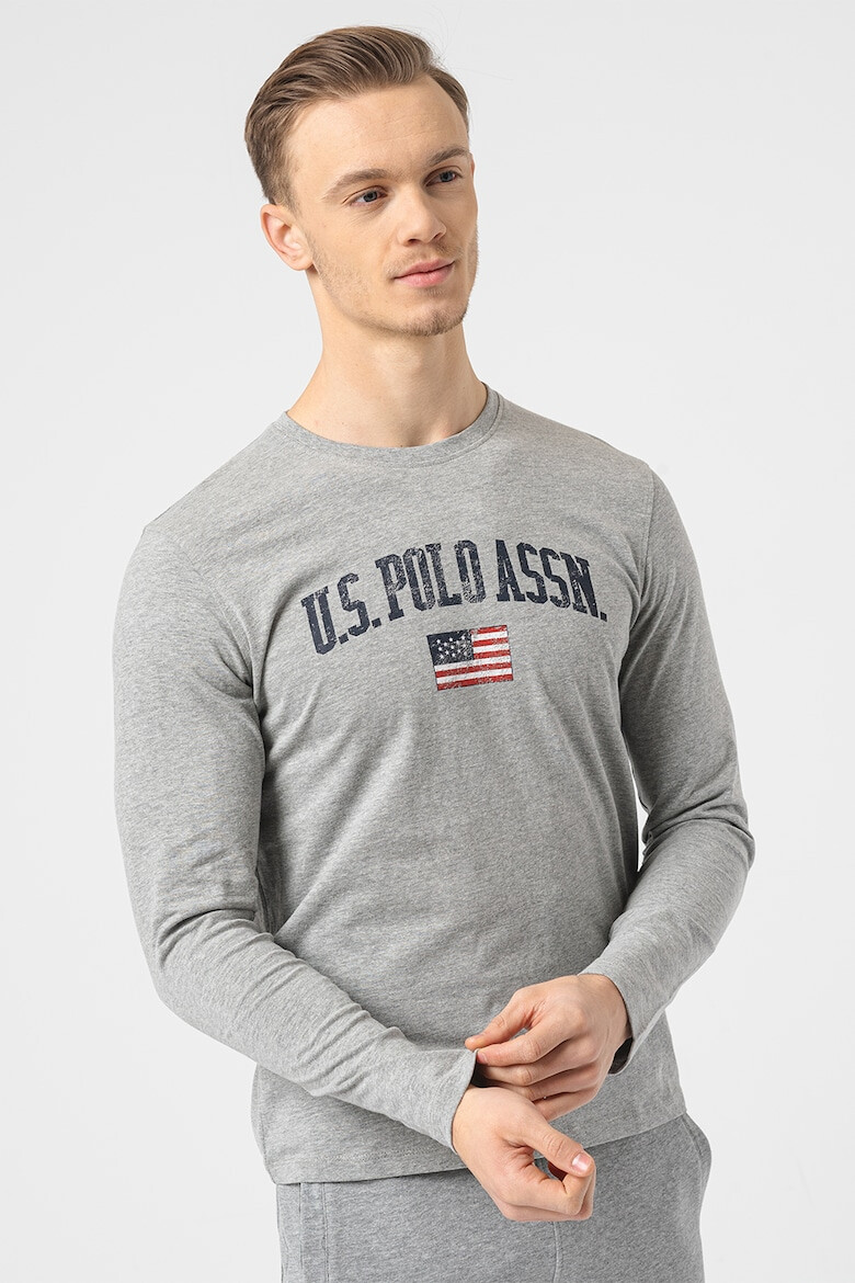 US Polo Assn Блуза с лого - Pepit.bg